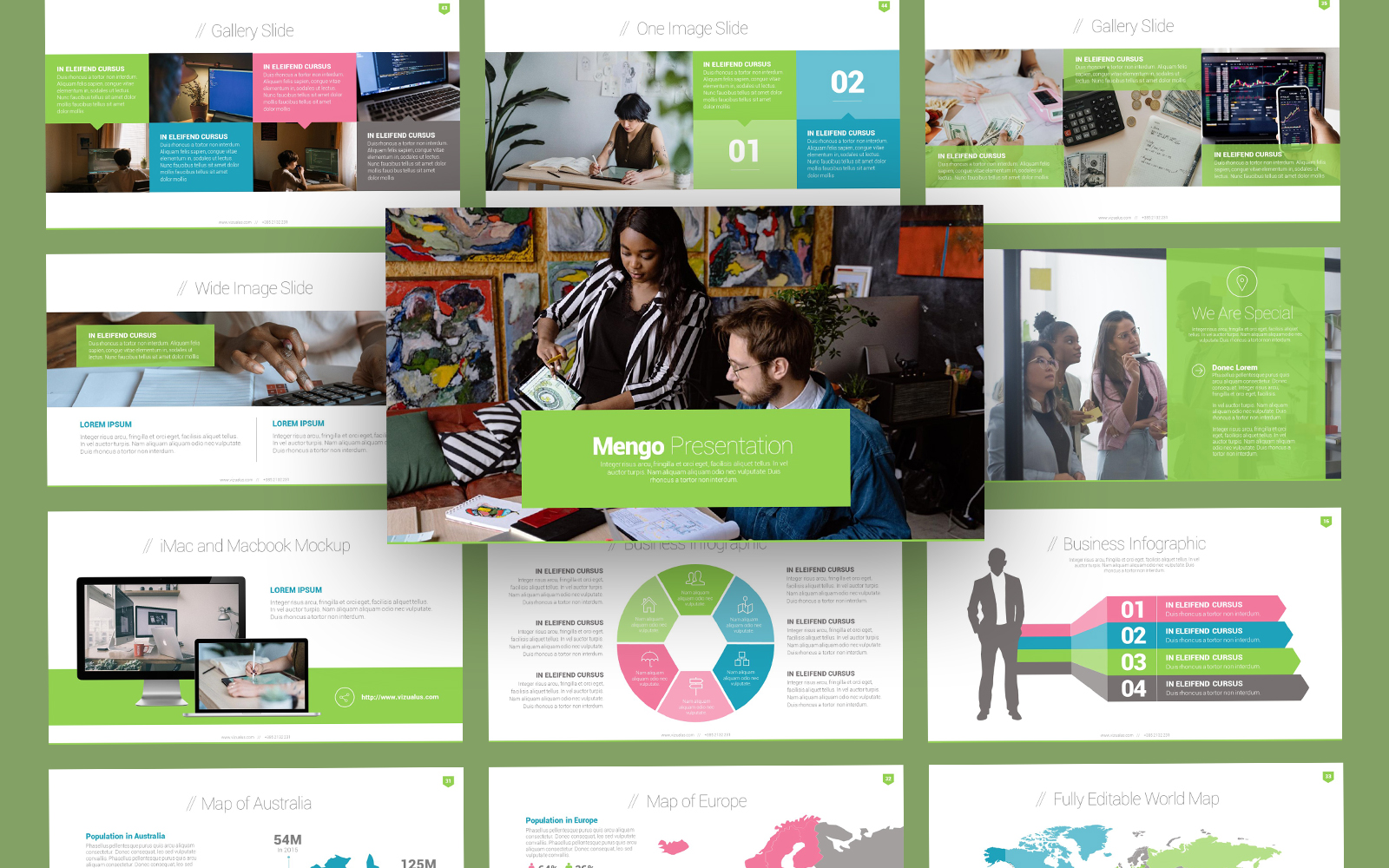 Mengo Business PowerPoint Template