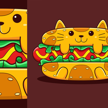 Hamburger Burger Vectors Templates 305078