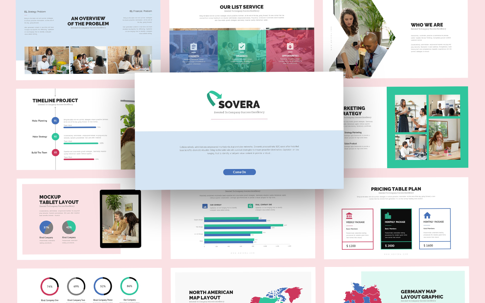 Sovera Corporate Business PowerPoint Template