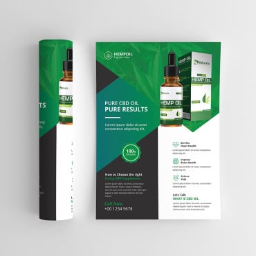 Hemp Flyer Corporate Identity 305306