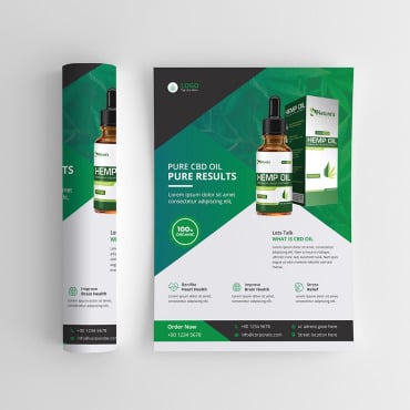 Hemp Flyer Corporate Identity 305308