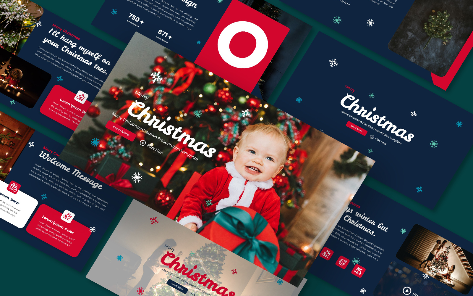 Merry Christmas Google Slides Template