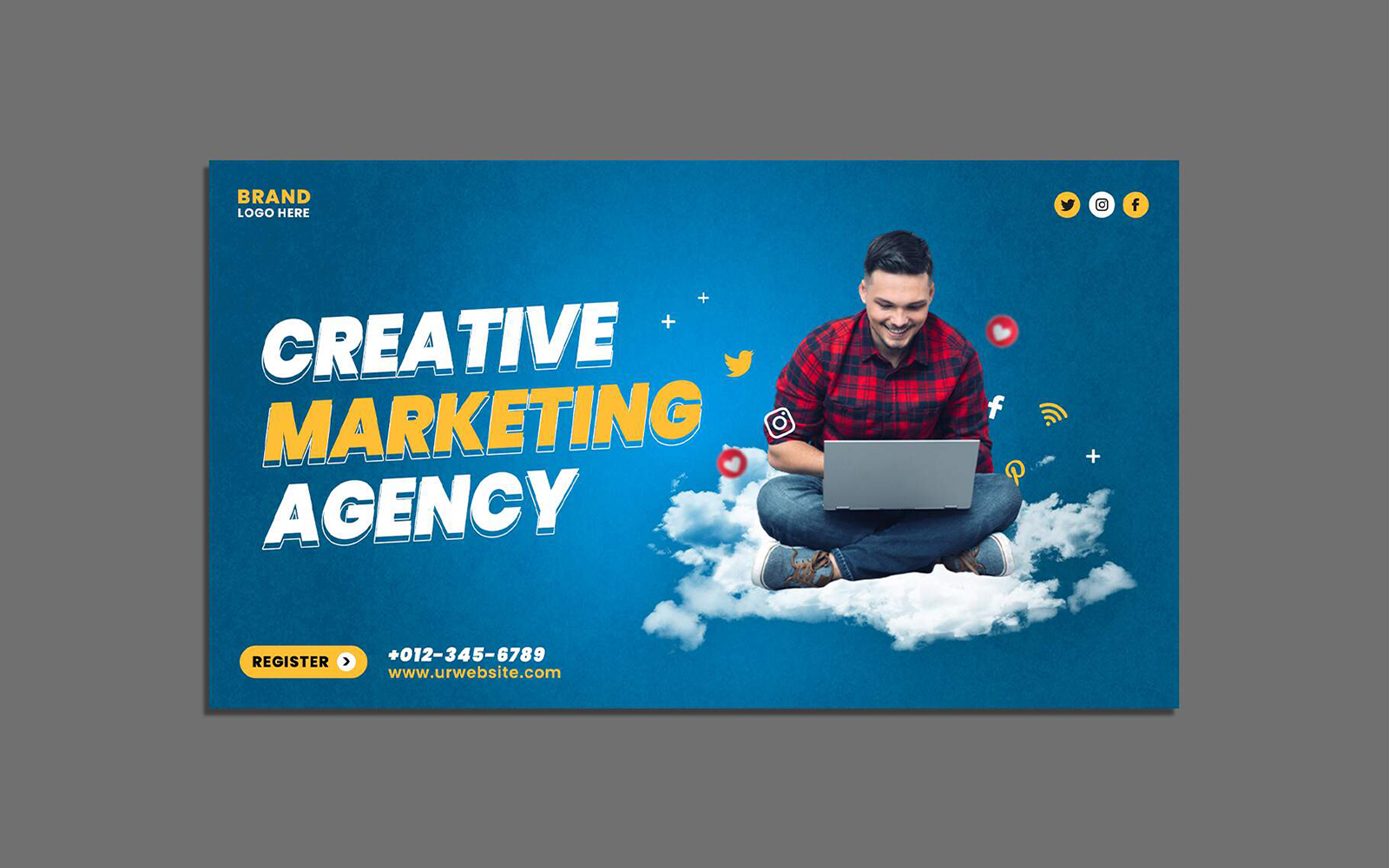 Digital Marketing Agency Web Banner Template