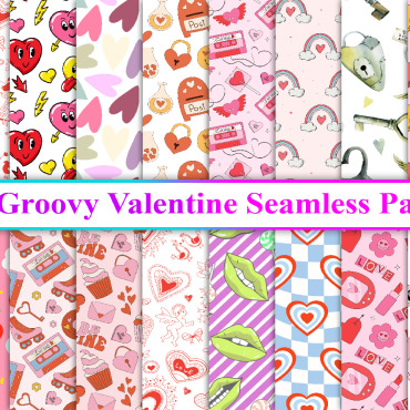 Valentine Seamless Patterns 305528