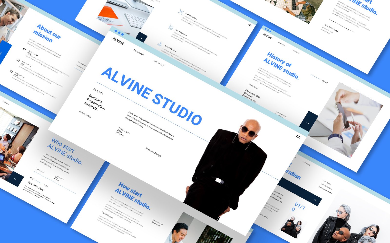 Alvine Studio Powerpoint Template