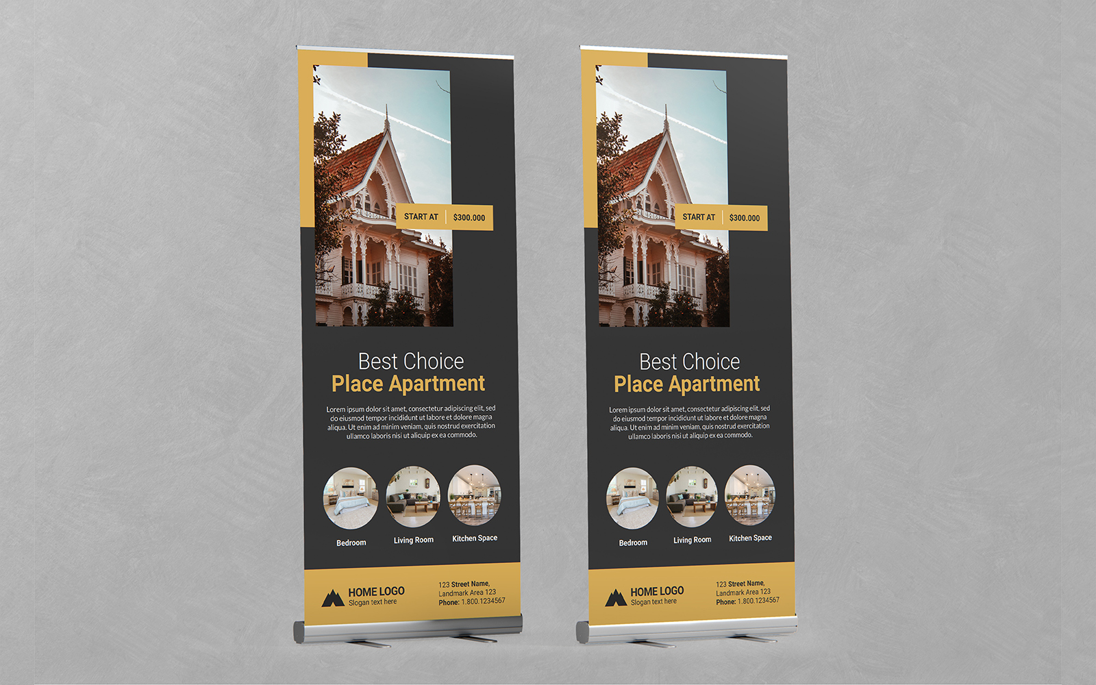 Real Estate Roll Up Banner Vol 08