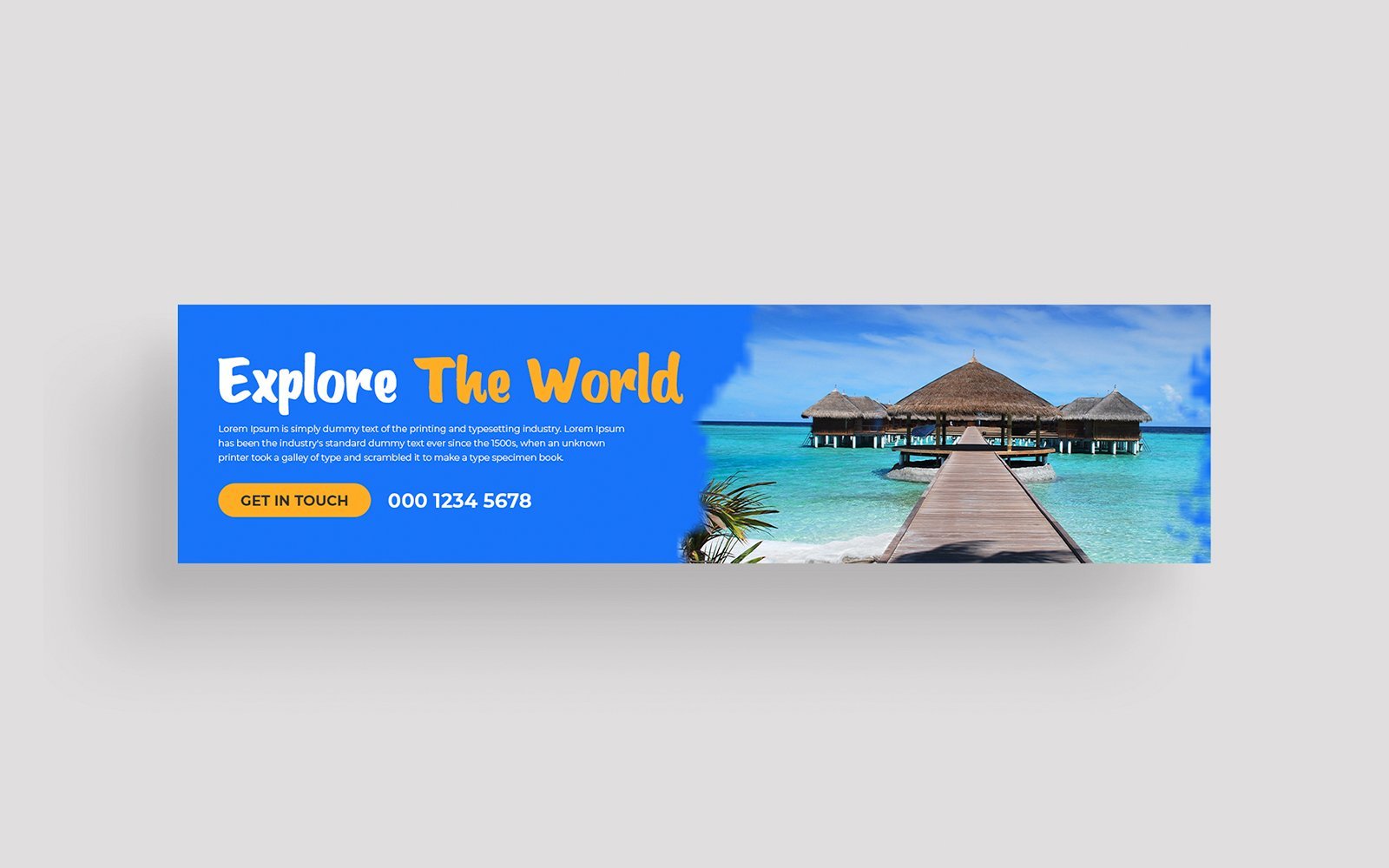 Travel LinkedIn Cover Photo Template