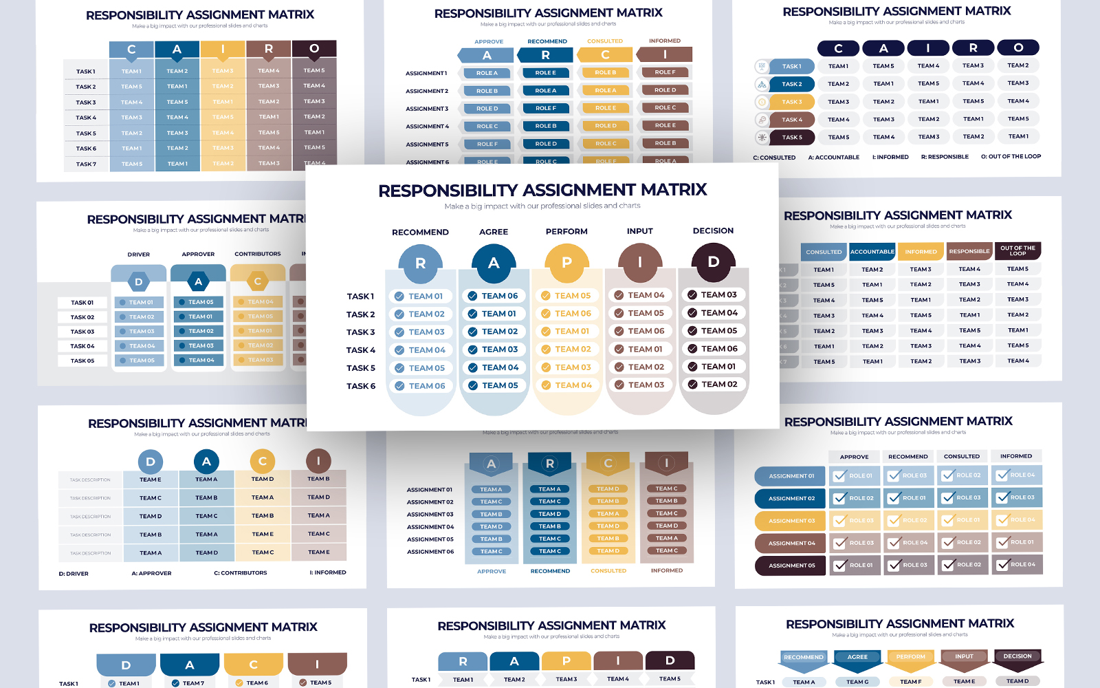 Assignment Matrix Infographic Keynote Template