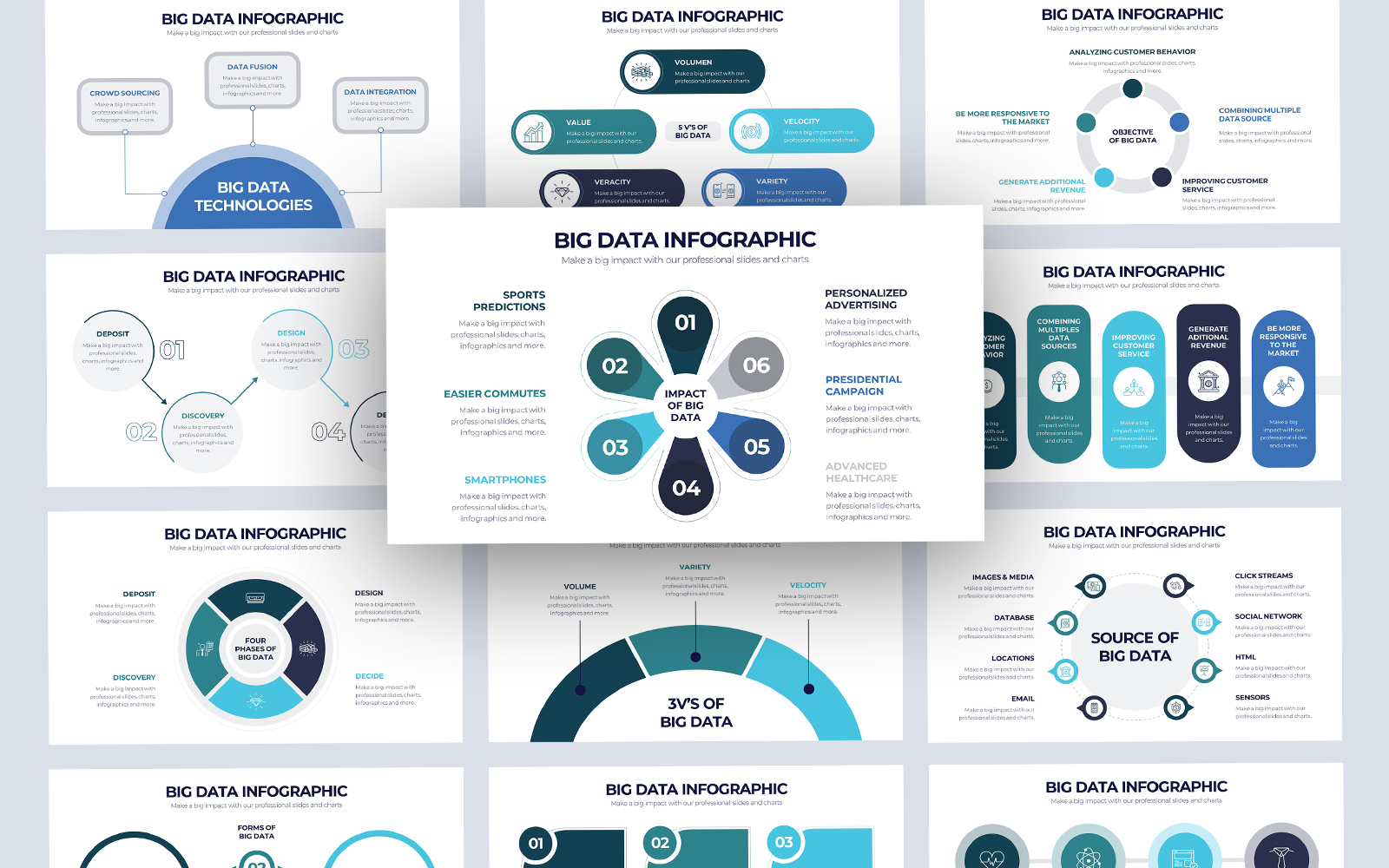 Big Data Infographic Google Slides Template