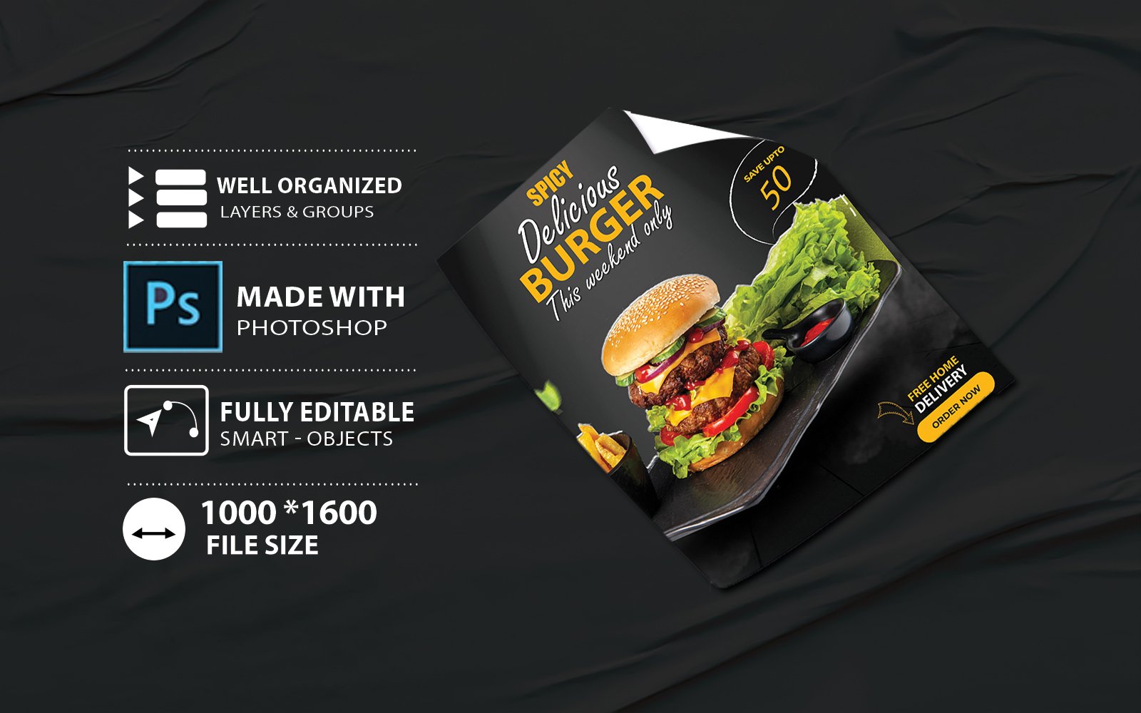 Fast Food Restaurant Menu Flyer  Another Template