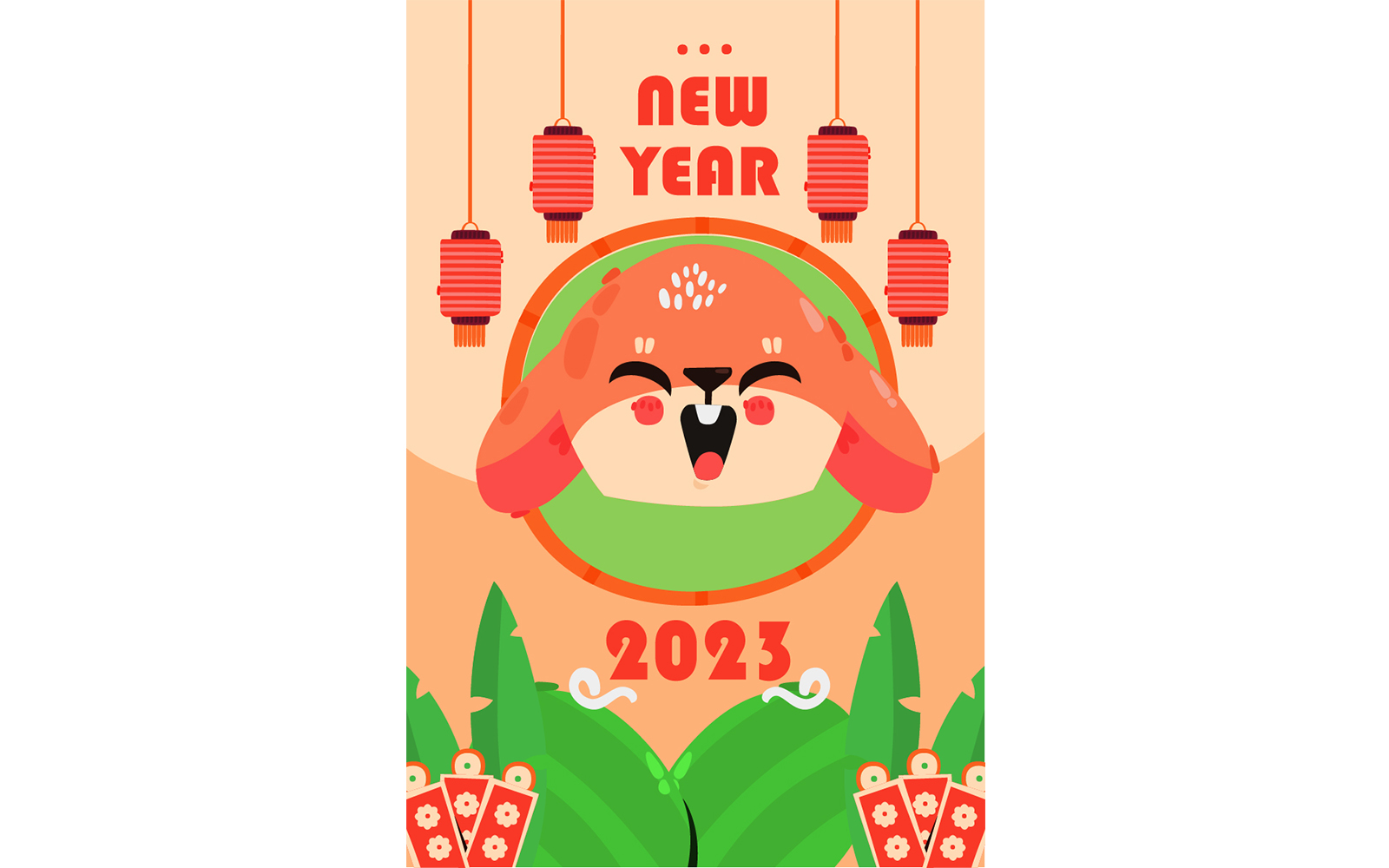Chinese Year of The Rabbit Illustration