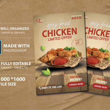 Seafood Flyer Corporate Identity 305848