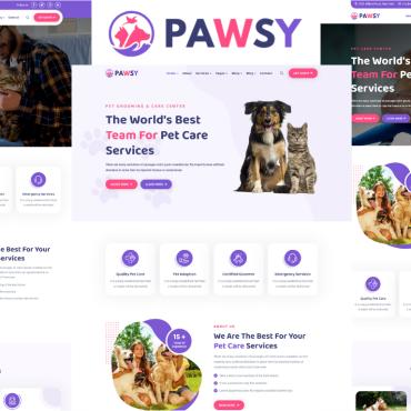 Care Pet Responsive Website Templates 305889