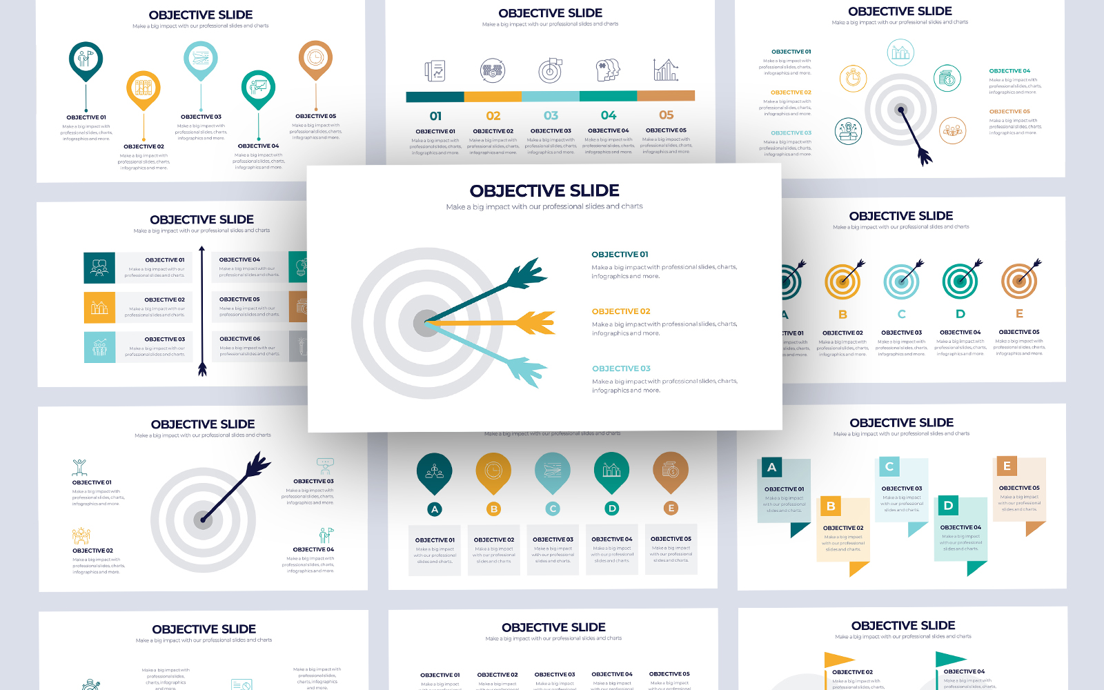 Business Objective Infographic Keynote Template