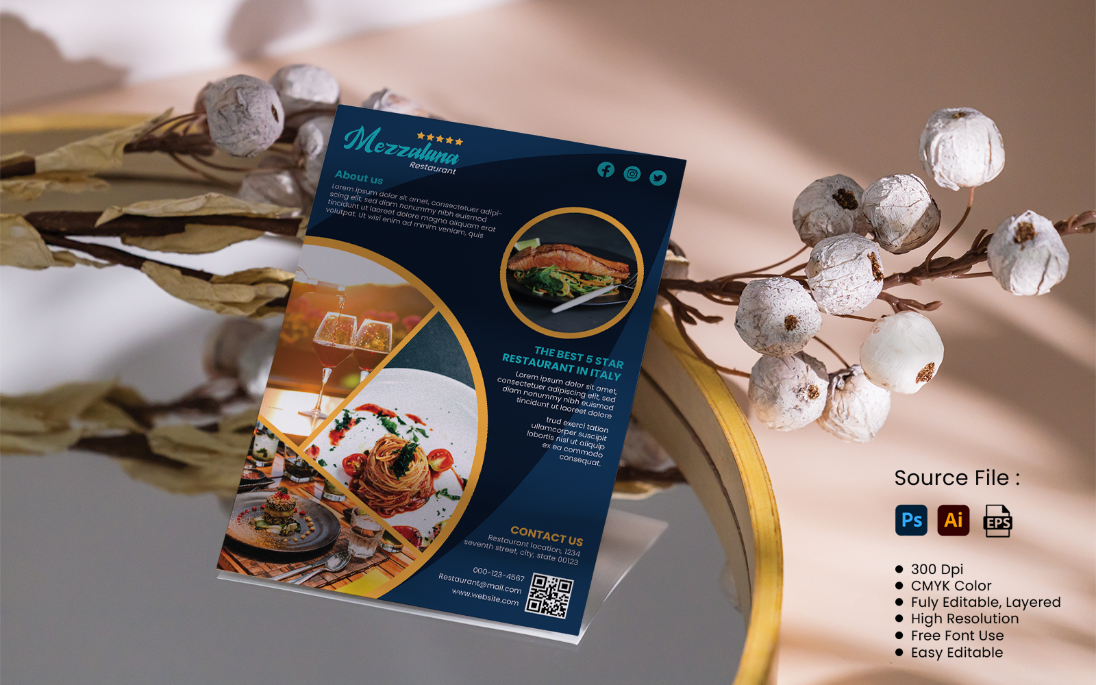 Restaurant Flyer Template 2