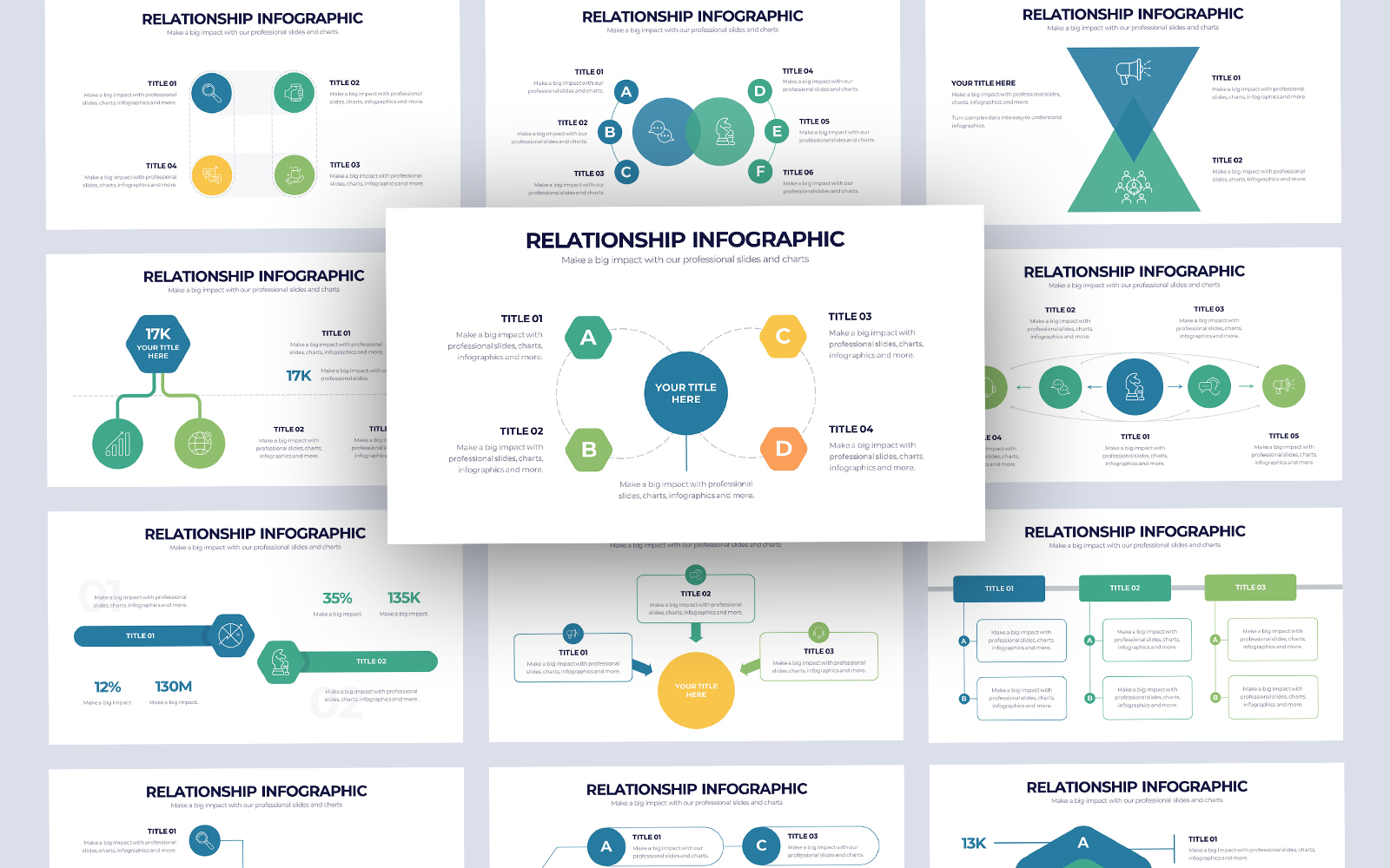 Business Relation Infographic Google Slides Template