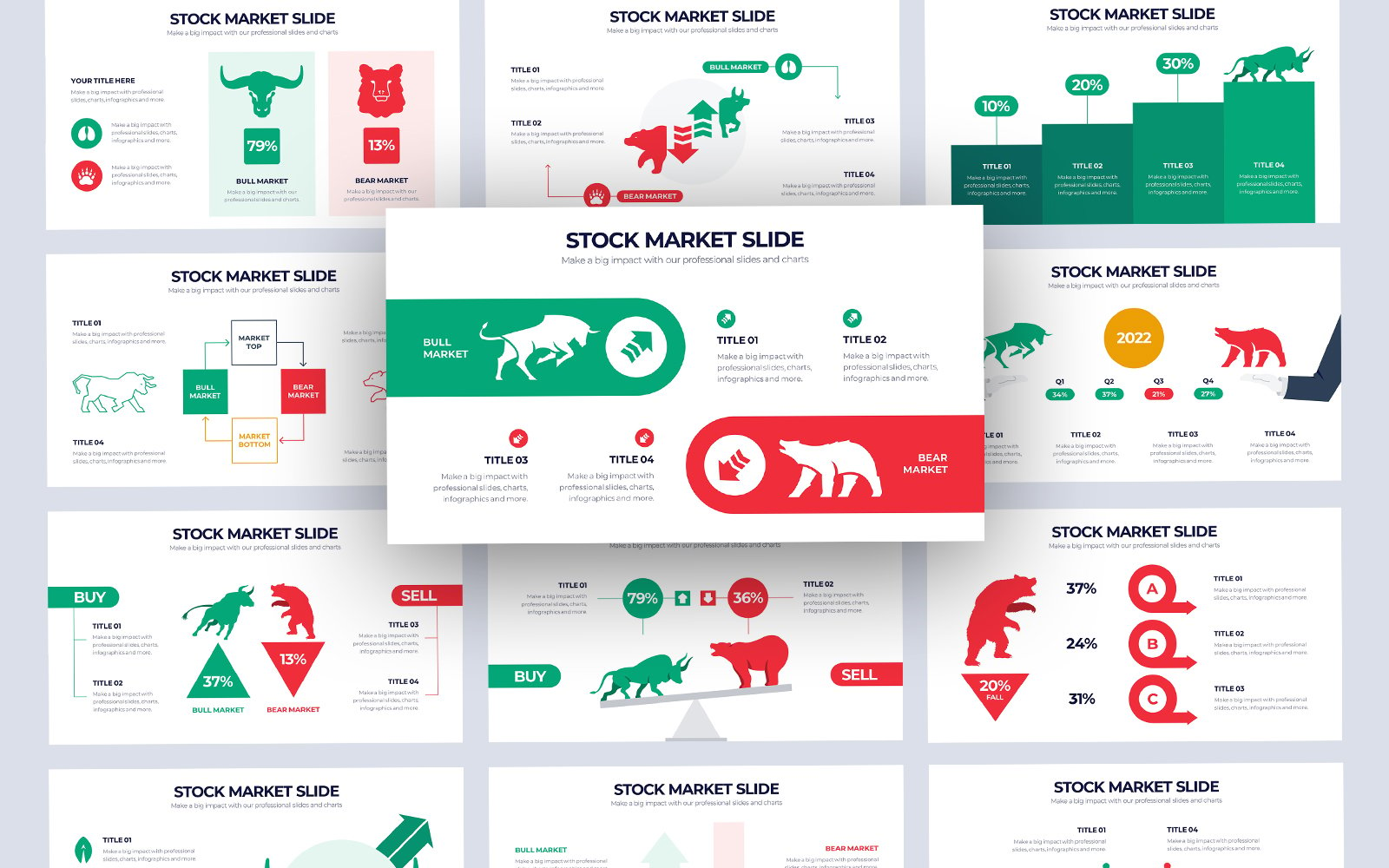 Stock Market Infographic Keynote Template