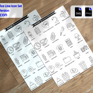 Office Table Icon Sets 306180