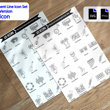 Guitar Harp Icon Sets 306191