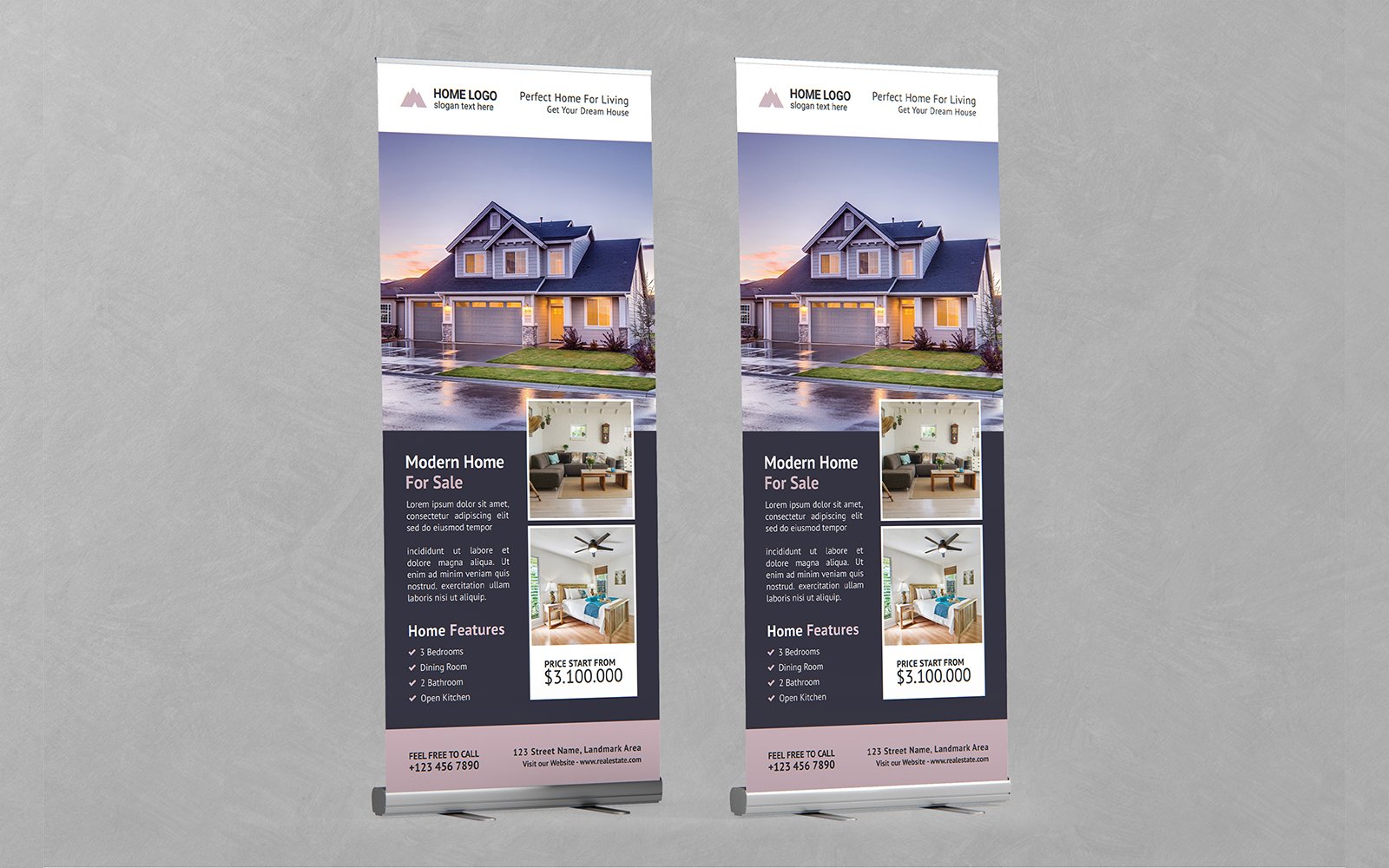 Real Estate Roll Up Banner Vol 13