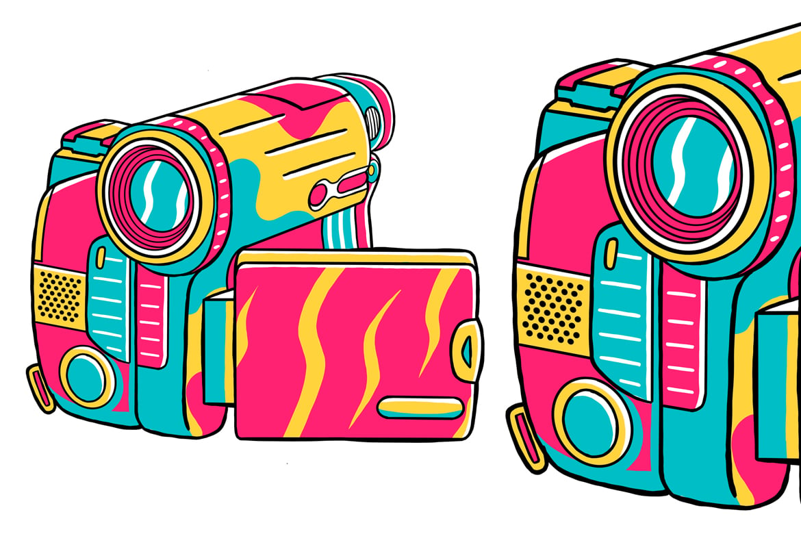 Digital Handycam (90's Vibe) Vector Illustration