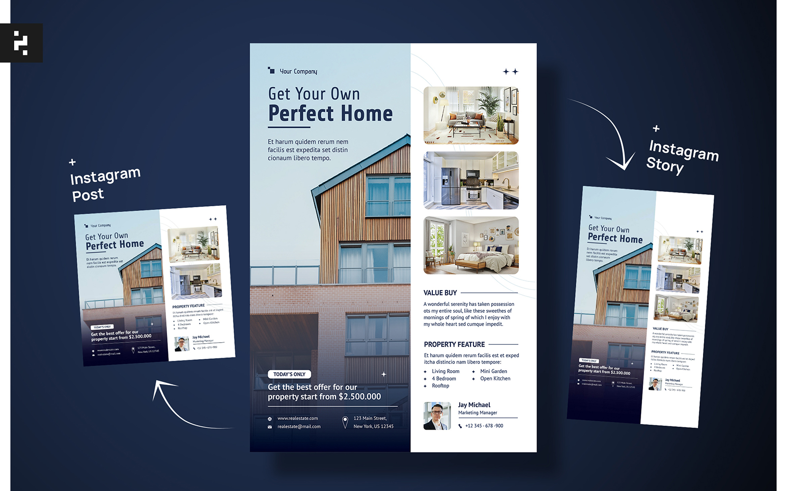 Minimal Real Estate Flyer