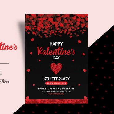 Invite Valentine Corporate Identity 306628