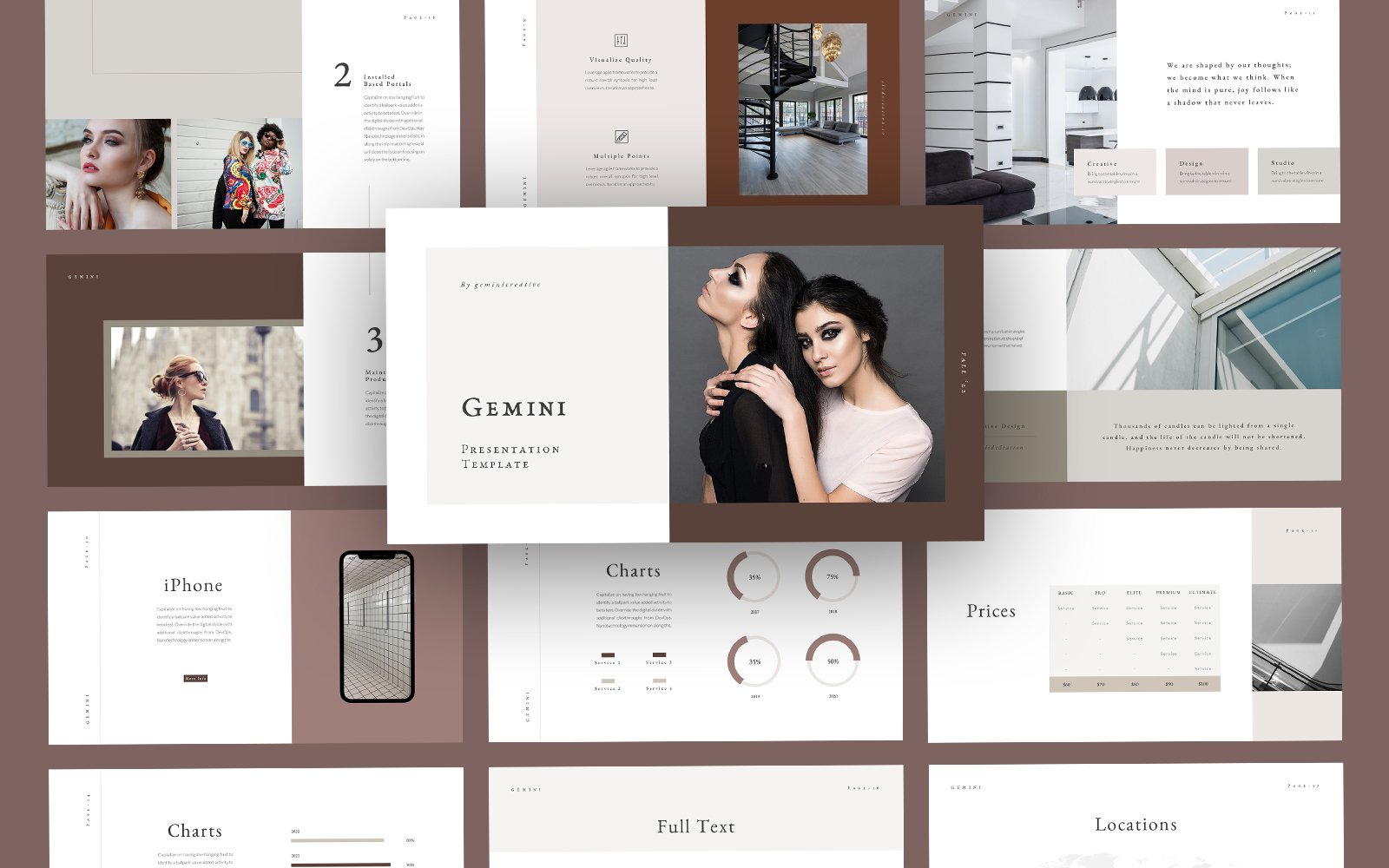 Gemini Fashion Keynote Template