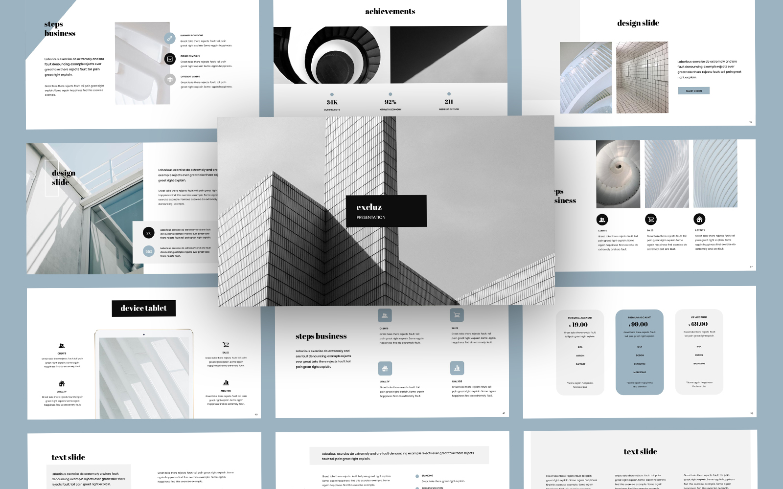 Excluz Business Keynote Template