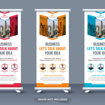 Banner Standee Corporate Identity 306805