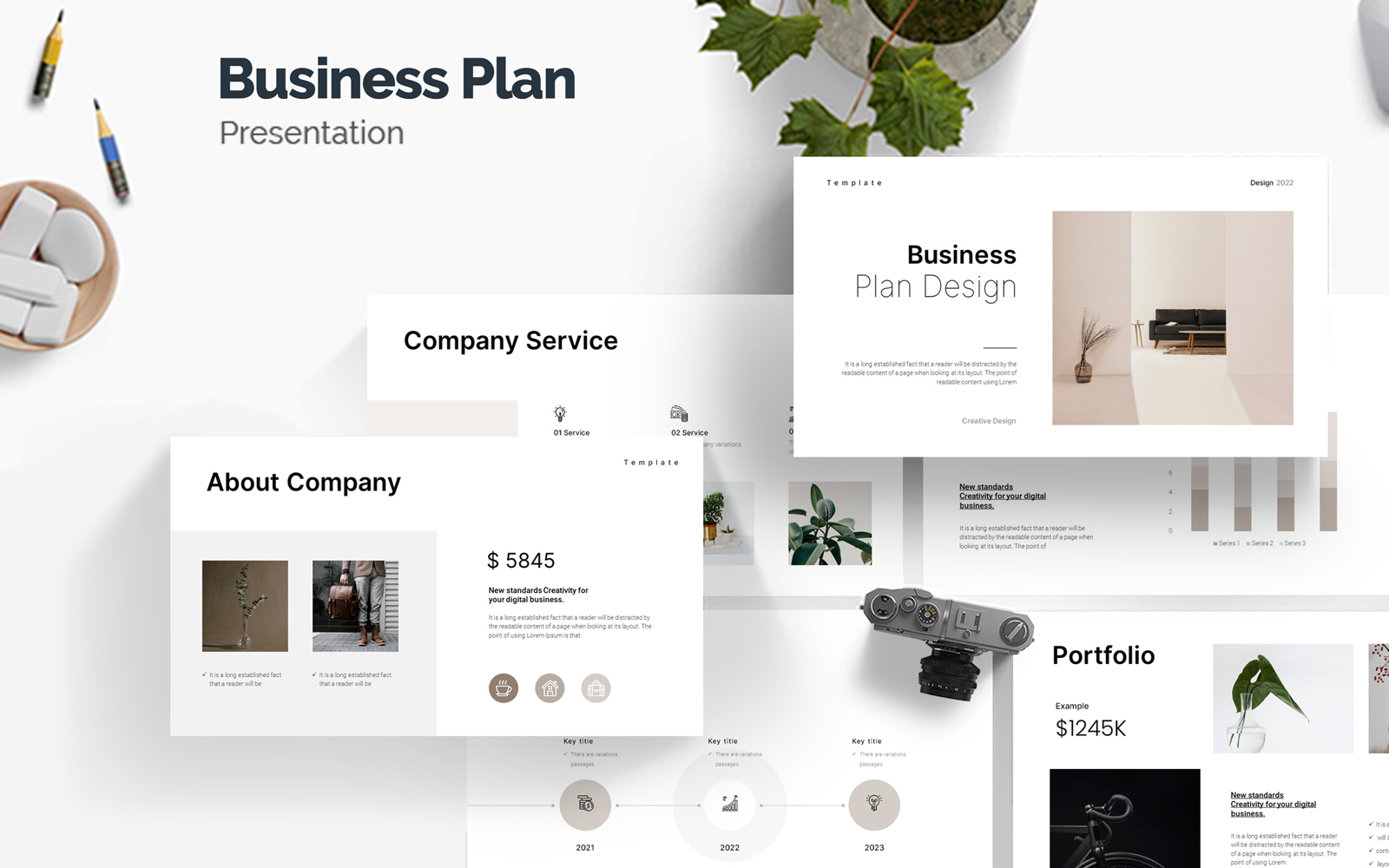 Minimal Business Plan Presentation