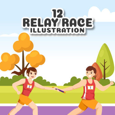 Race Race Illustrations Templates 307005