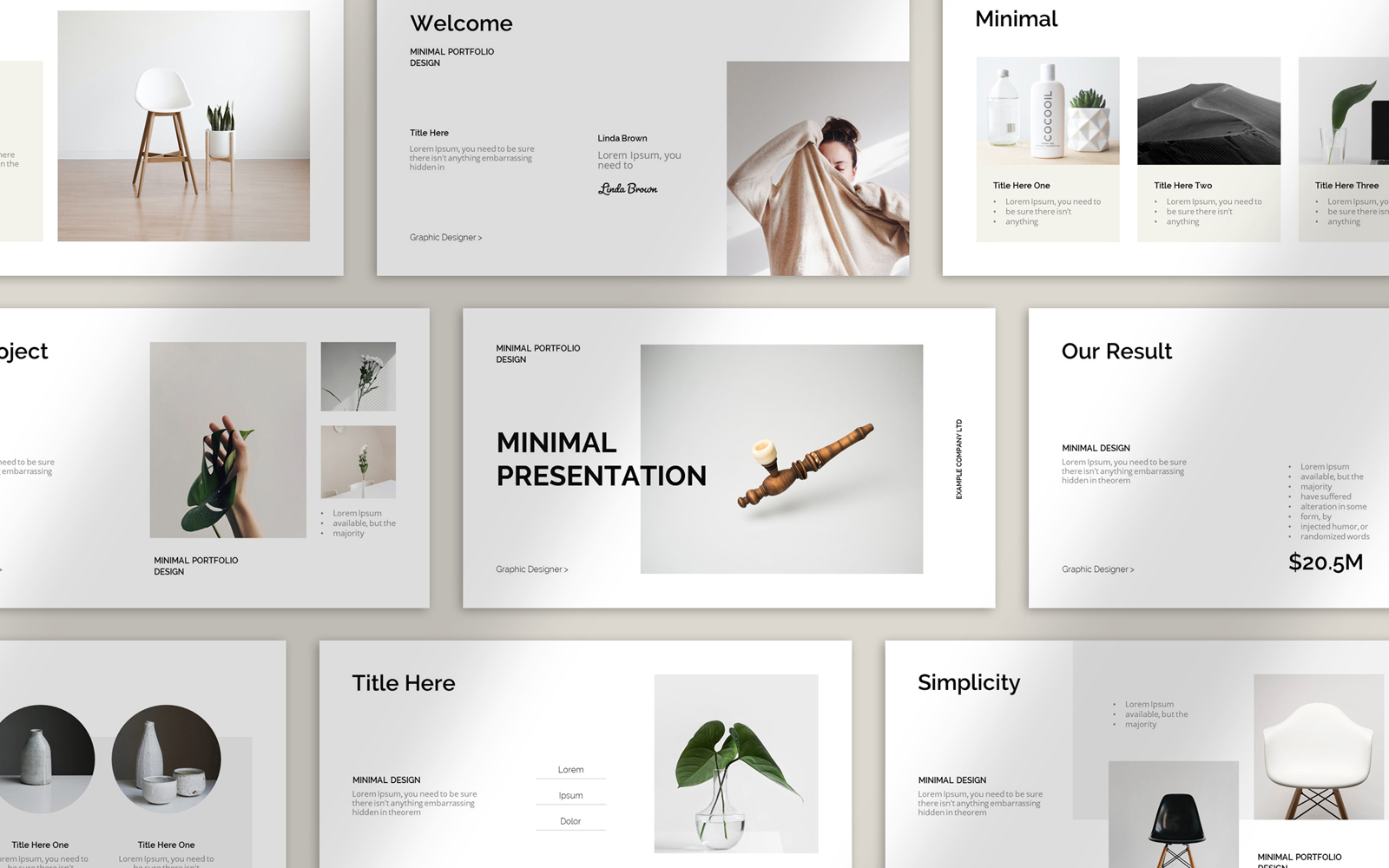 Minimal Presentation Template