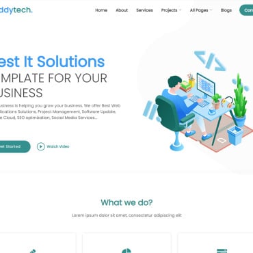 Bootstrap Business Responsive Website Templates 307118