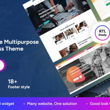 Business Clean WordPress Themes 307128