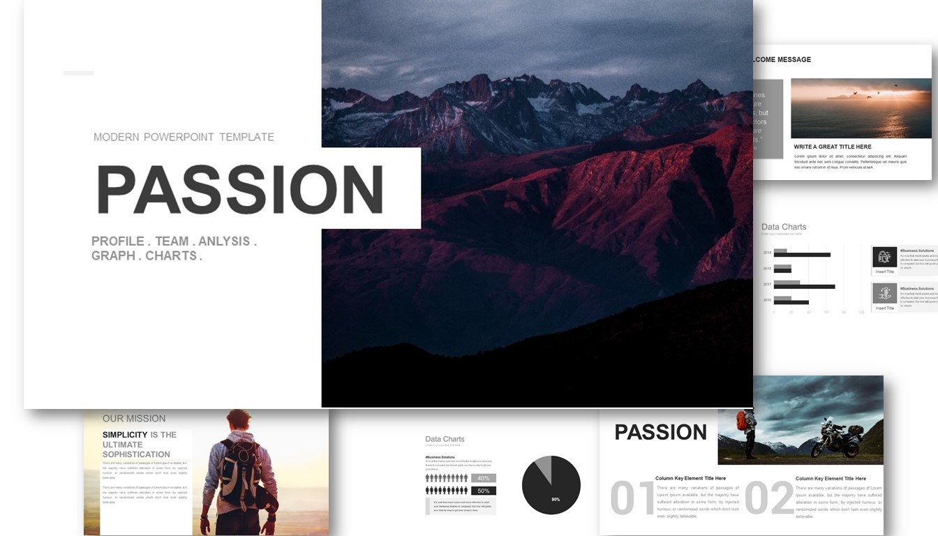 Passion - Modern PowerPoint Presentation Template