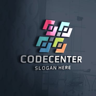 Code Coding Logo Templates 307282