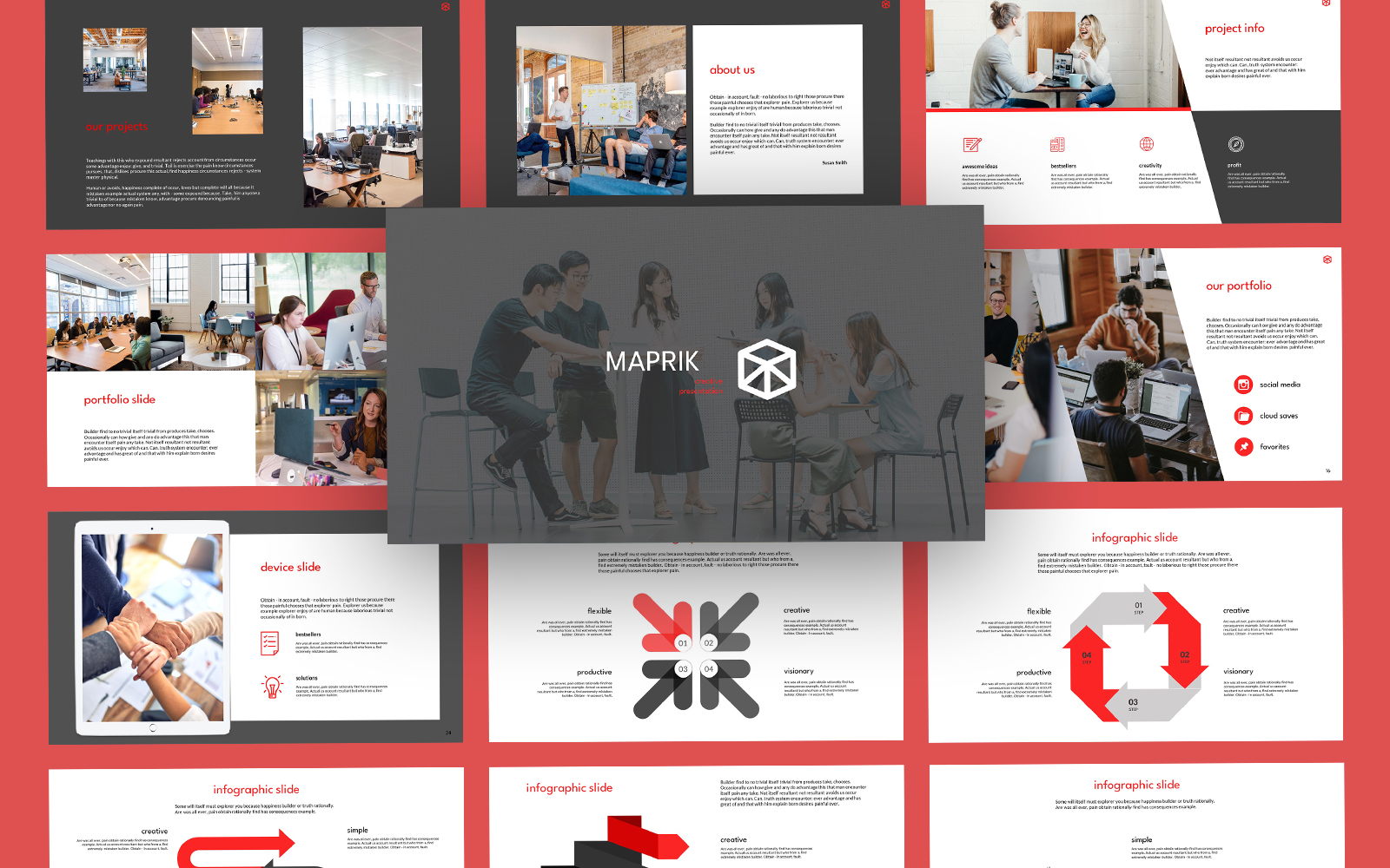 Maprik Business Keynote Template