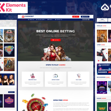 Entertainment Gambling WordPress Themes 307301