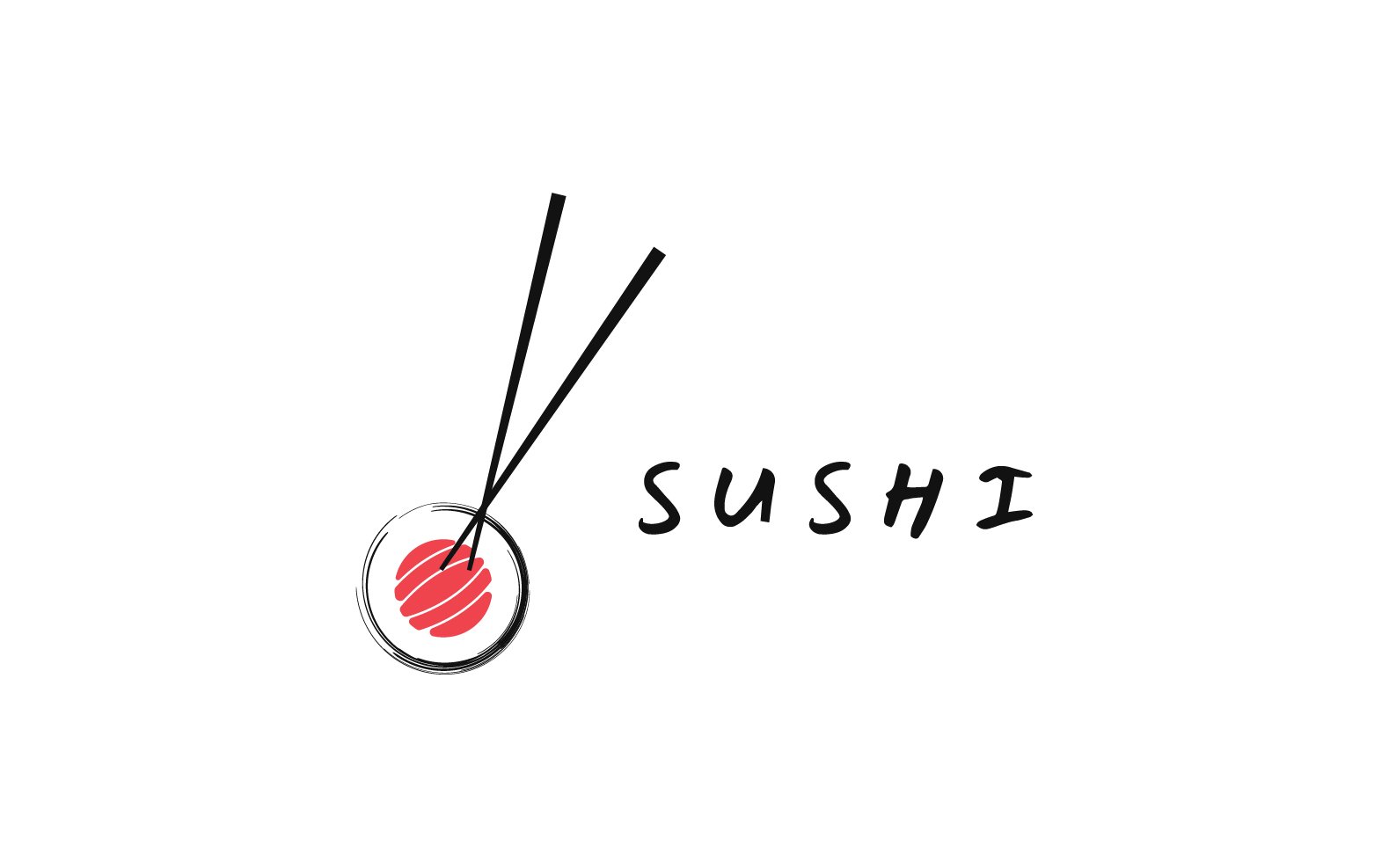 Sushi food japan logo vector 5