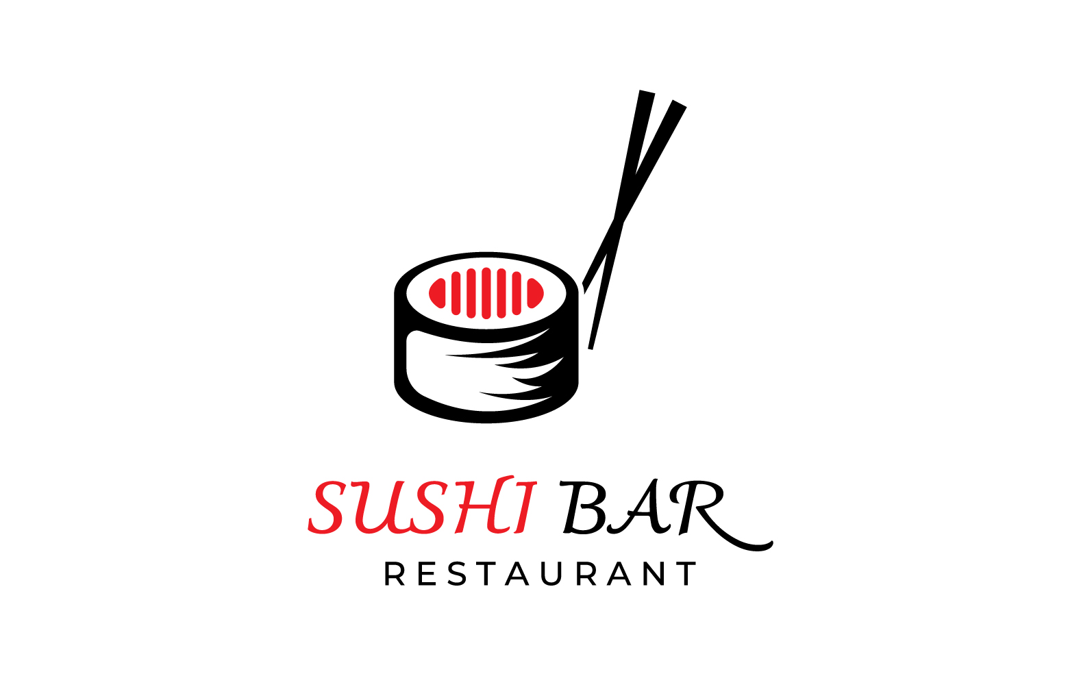 Sushi food japan logo vector 6