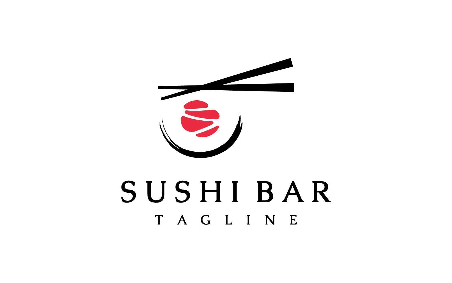 Sushi food japan logo vector 7