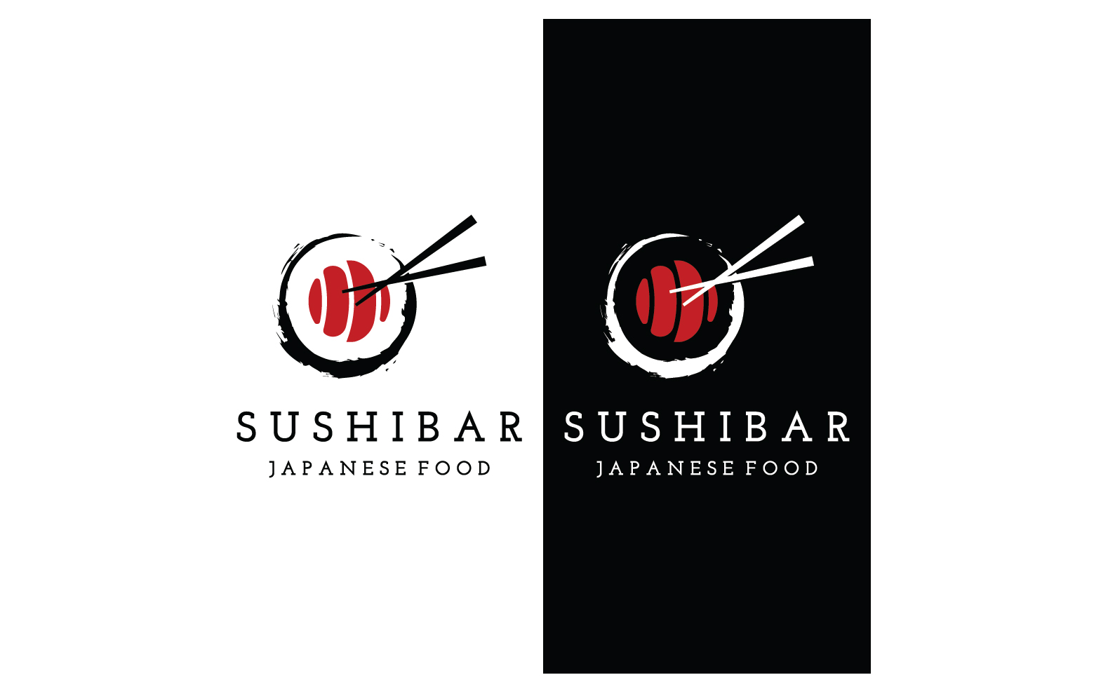 Sushi food japan logo vector 11