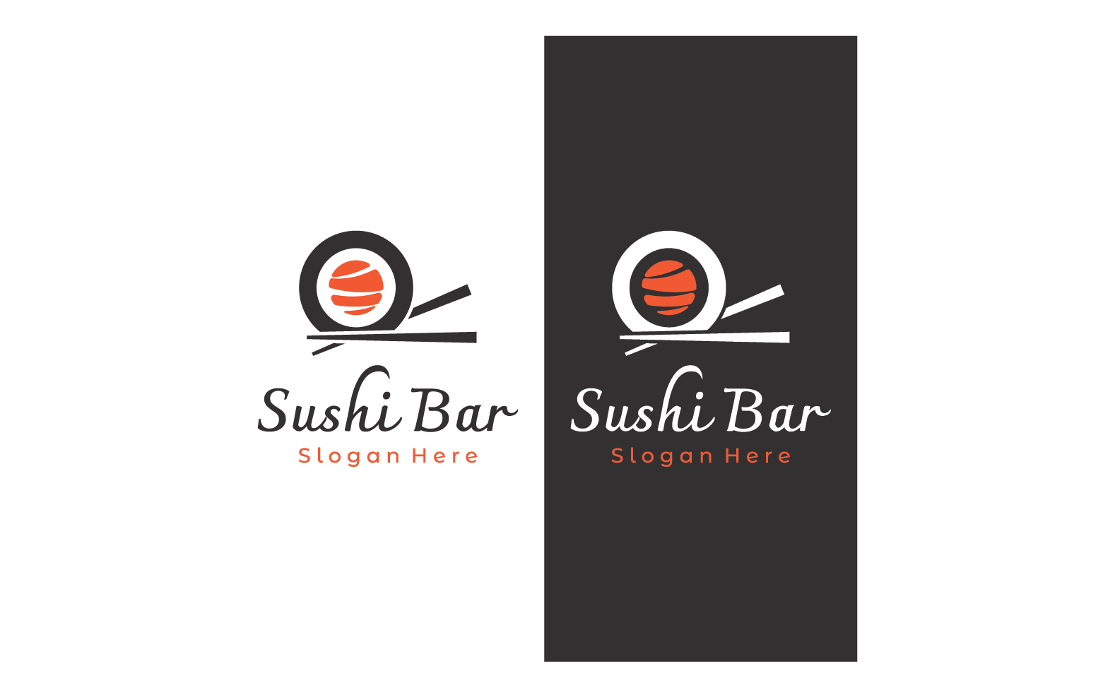 Sushi food japan logo vector 14