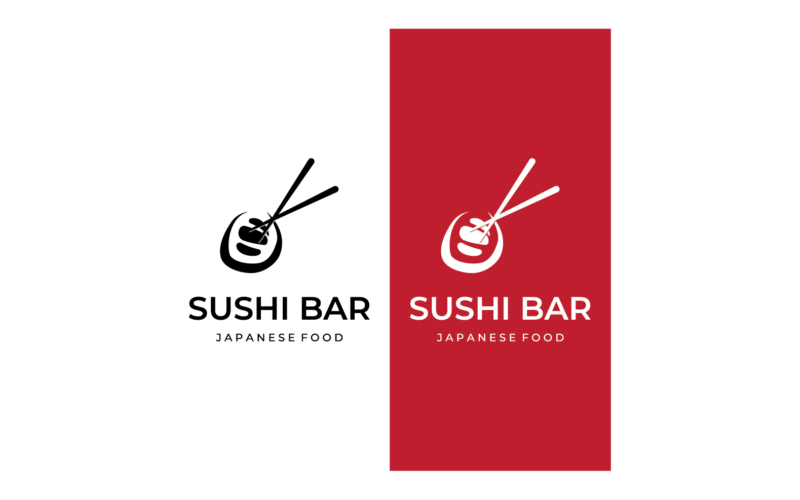 Sushi food japan logo vector 20