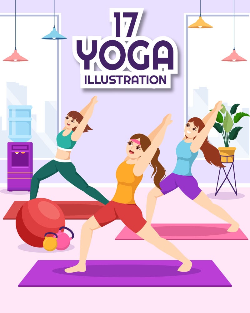 17 Yoga and Meditation Practices Illustration