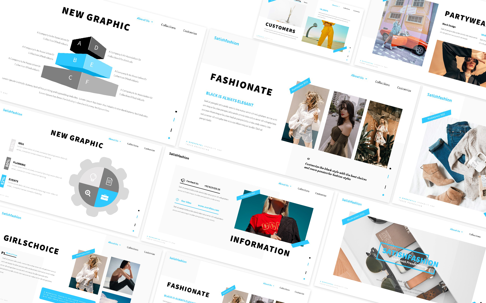 Satisfashion Company Powerpoint Template