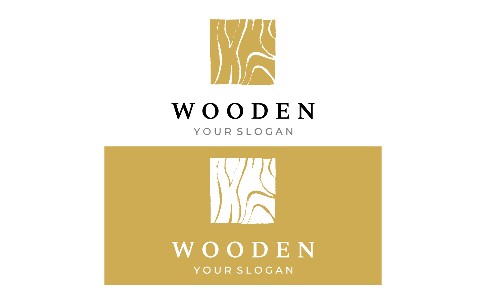 Wooden furniture work logo vector 10