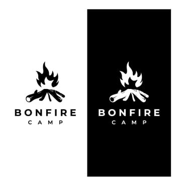 Campfire Sign Logo Templates 307904