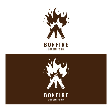 Campfire Sign Logo Templates 307905